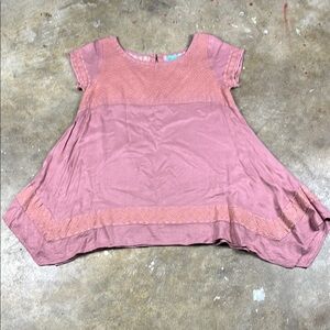 Judith March Textured Pink Top